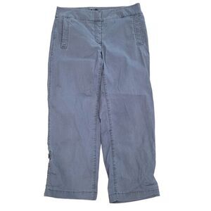 Eileen Fisher Gray Straight Chino‎ Trousers